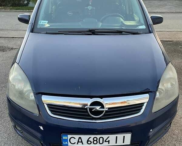 Синій Опель Зафіра, об'ємом двигуна 1.91 л та пробігом 296 тис. км за 5600 $, фото 1 на Automoto.ua