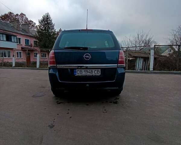 Синий Опель Зафира, объемом двигателя 1.6 л и пробегом 198 тыс. км за 5500 $, фото 6 на Automoto.ua