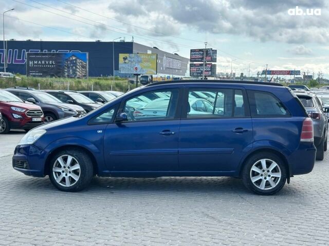 Синий Опель Зафира, объемом двигателя 1.9 л и пробегом 327 тыс. км за 4990 $, фото 3 на Automoto.ua