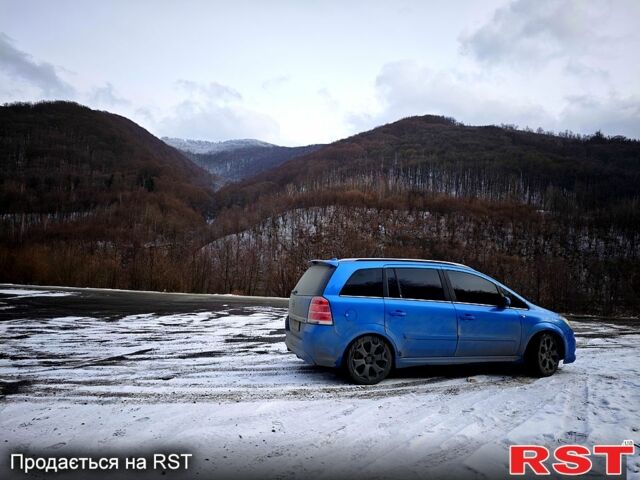 Синий Опель Зафира, объемом двигателя 2 л и пробегом 315 тыс. км за 5500 $, фото 4 на Automoto.ua
