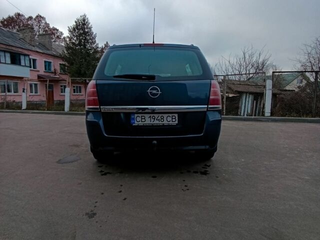 Синий Опель Зафира, объемом двигателя 1.6 л и пробегом 198 тыс. км за 5500 $, фото 6 на Automoto.ua