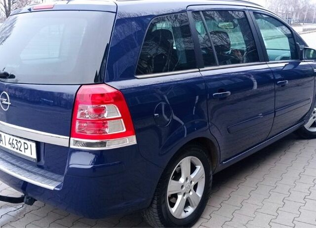 Синій Опель Зафіра, об'ємом двигуна 1.6 л та пробігом 230 тис. км за 6350 $, фото 5 на Automoto.ua