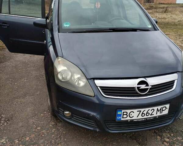 Синий Опель Зафира, объемом двигателя 1.91 л и пробегом 230 тыс. км за 5500 $, фото 6 на Automoto.ua