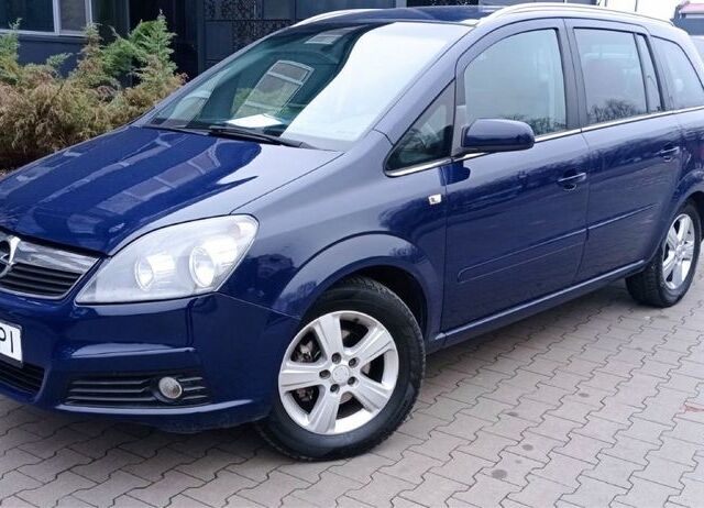 Синій Опель Зафіра, об'ємом двигуна 1.6 л та пробігом 230 тис. км за 6350 $, фото 3 на Automoto.ua