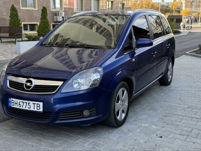 Синий Опель Зафира, объемом двигателя 1.9 л и пробегом 285 тыс. км за 6500 $, фото 6 на Automoto.ua