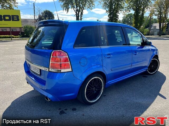 Синій Опель Зафіра, об'ємом двигуна 2 л та пробігом 256 тис. км за 5500 $, фото 4 на Automoto.ua