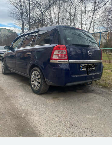 Синий Опель Зафира, объемом двигателя 1.91 л и пробегом 282 тыс. км за 5700 $, фото 2 на Automoto.ua