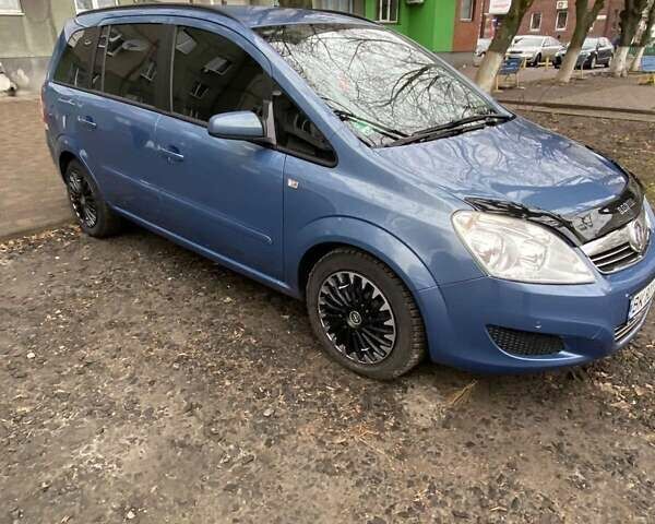 Синий Опель Зафира, объемом двигателя 1.7 л и пробегом 235 тыс. км за 6700 $, фото 5 на Automoto.ua