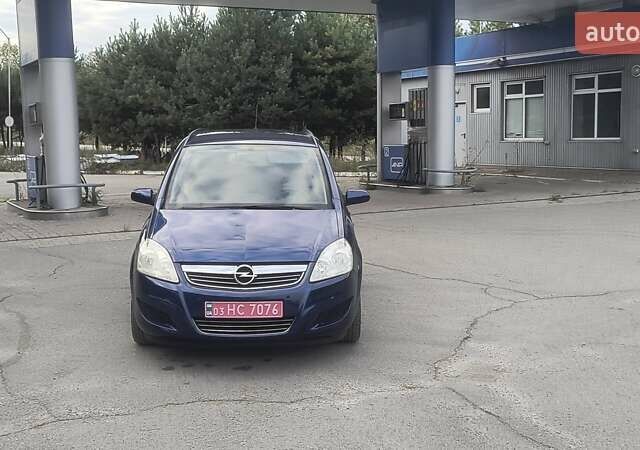 Синий Опель Зафира, объемом двигателя 1.6 л и пробегом 269 тыс. км за 5850 $, фото 36 на Automoto.ua