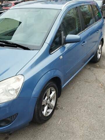 Синий Опель Зафира, объемом двигателя 1.8 л и пробегом 207 тыс. км за 6500 $, фото 7 на Automoto.ua