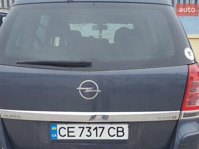 Синій Опель Зафіра, об'ємом двигуна 1.7 л та пробігом 259 тис. км за 7350 $, фото 1 на Automoto.ua