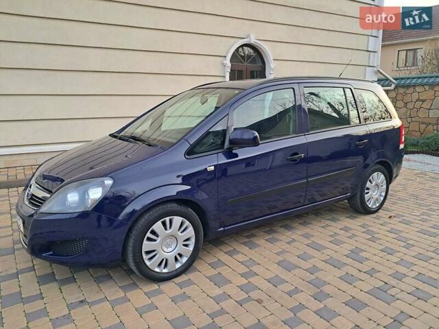 Синий Опель Зафира, объемом двигателя 1.6 л и пробегом 264 тыс. км за 5650 $, фото 6 на Automoto.ua