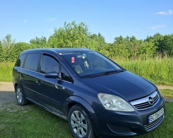 Синий Опель Зафира, объемом двигателя 1.7 л и пробегом 252 тыс. км за 6100 $, фото 1 на Automoto.ua