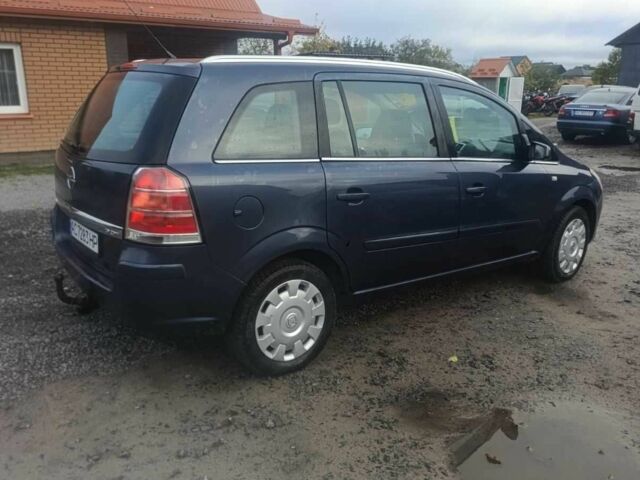 Синий Опель Зафира, объемом двигателя 1.9 л и пробегом 3 тыс. км за 6300 $, фото 3 на Automoto.ua