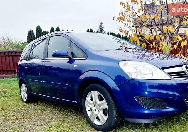 Синий Опель Зафира, объемом двигателя 1.6 л и пробегом 227 тыс. км за 6399 $, фото 8 на Automoto.ua