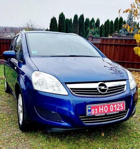Синий Опель Зафира, объемом двигателя 1.6 л и пробегом 227 тыс. км за 6399 $, фото 7 на Automoto.ua