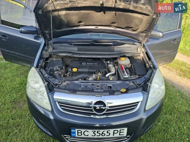 Синий Опель Зафира, объемом двигателя 1.7 л и пробегом 252 тыс. км за 6100 $, фото 2 на Automoto.ua