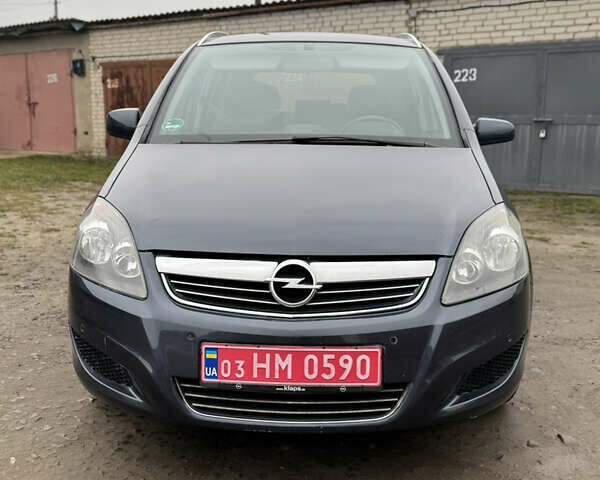 Синий Опель Зафира, объемом двигателя 1.8 л и пробегом 270 тыс. км за 6300 $, фото 13 на Automoto.ua