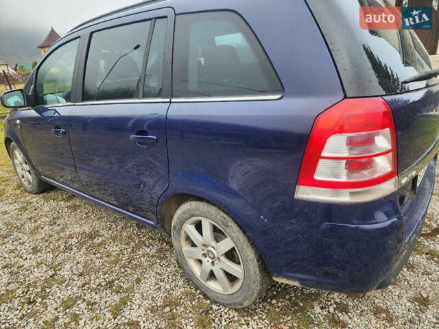Синий Опель Зафира, объемом двигателя 1.6 л и пробегом 333 тыс. км за 6200 $, фото 13 на Automoto.ua