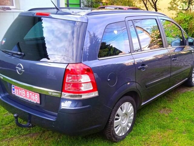 Опель Зафира 2010 в Львове на Automoto.ua Синий Опель Зафира, объемом двигателя 1.9 л и пробегом 213 тыс. км за 7600 $, фото 3 на Automoto.ua