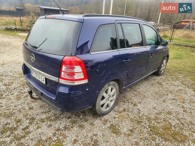 Синий Опель Зафира, объемом двигателя 1.6 л и пробегом 333 тыс. км за 6200 $, фото 11 на Automoto.ua