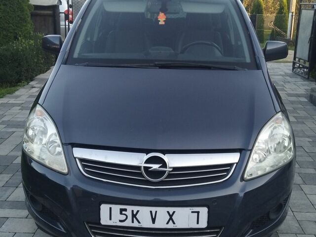 Синий Опель Зафира, объемом двигателя 1.8 л и пробегом 255 тыс. км за 6850 $, фото 4 на Automoto.ua