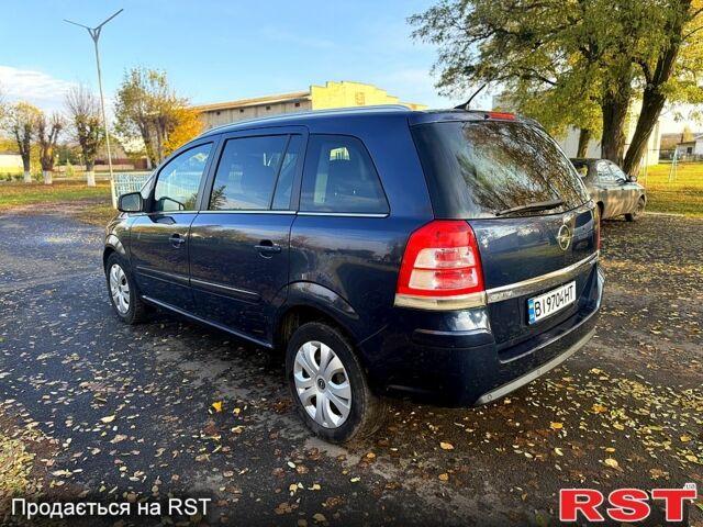 Синій Опель Зафіра, об'ємом двигуна 1.6 л та пробігом 210 тис. км за 6850 $, фото 4 на Automoto.ua