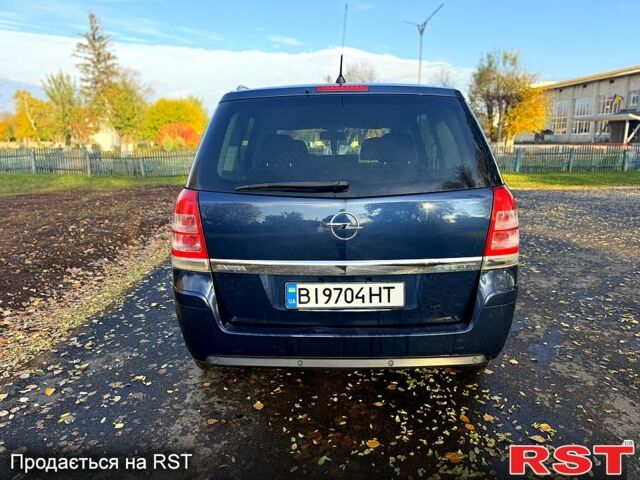 Синій Опель Зафіра, об'ємом двигуна 1.6 л та пробігом 210 тис. км за 6850 $, фото 3 на Automoto.ua