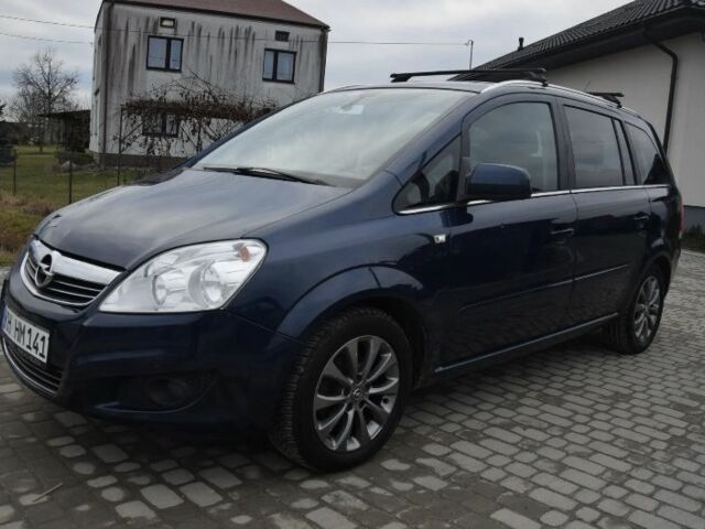 Синий Опель Зафира, объемом двигателя 1.8 л и пробегом 188 тыс. км за 4950 $, фото 2 на Automoto.ua