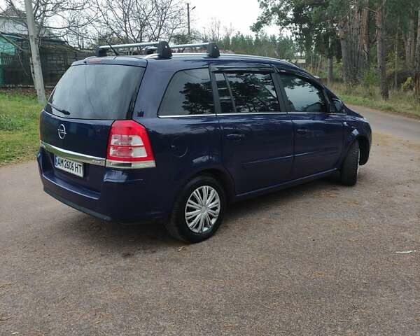 Синій Опель Зафіра, об'ємом двигуна 1.6 л та пробігом 237 тис. км за 7000 $, фото 15 на Automoto.ua