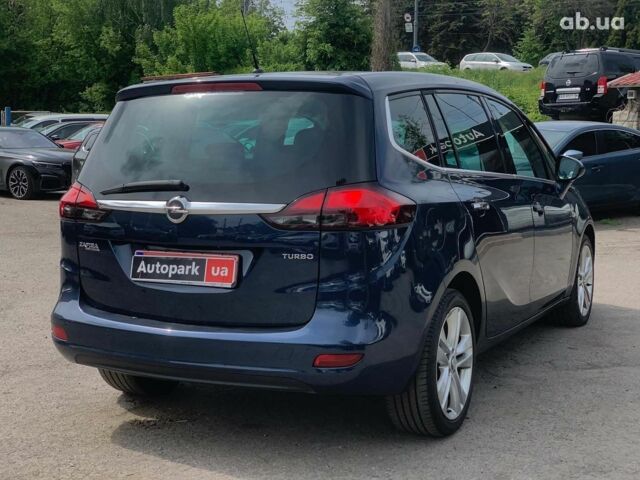 Синий Опель Зафира, объемом двигателя 1.4 л и пробегом 196 тыс. км за 10190 $, фото 4 на Automoto.ua