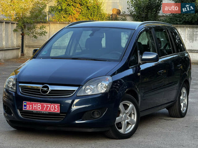 Синий Опель Зафира, объемом двигателя 1.6 л и пробегом 192 тыс. км за 7400 $, фото 17 на Automoto.ua