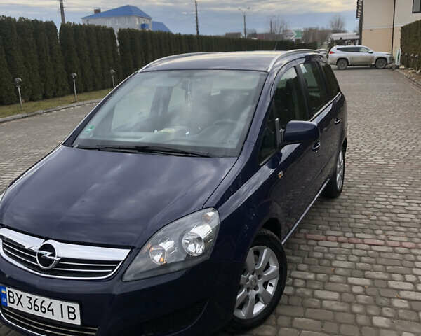 Синий Опель Зафира, объемом двигателя 1.69 л и пробегом 270 тыс. км за 7700 $, фото 6 на Automoto.ua