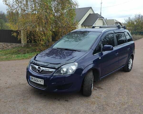 Синій Опель Зафіра, об'ємом двигуна 1.6 л та пробігом 237 тис. км за 7000 $, фото 22 на Automoto.ua
