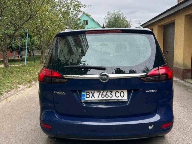 Синий Опель Зафира, объемом двигателя 2 л и пробегом 246 тыс. км за 7500 $, фото 4 на Automoto.ua