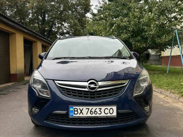 Синий Опель Зафира, объемом двигателя 2 л и пробегом 246 тыс. км за 7500 $, фото 6 на Automoto.ua
