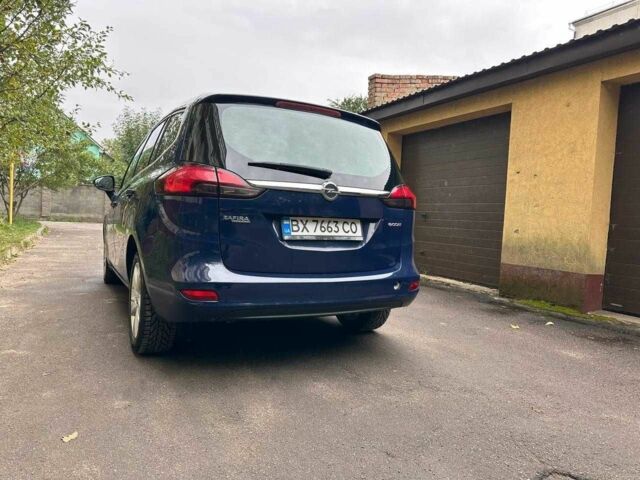 Синий Опель Зафира, объемом двигателя 2 л и пробегом 246 тыс. км за 7500 $, фото 19 на Automoto.ua