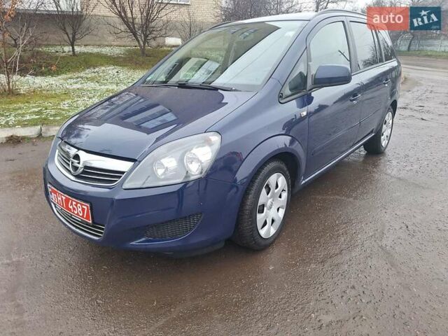 Синий Опель Зафира, объемом двигателя 1.6 л и пробегом 181 тыс. км за 7500 $, фото 8 на Automoto.ua