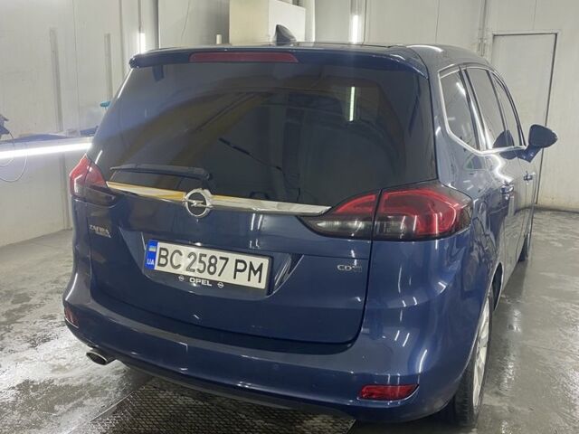 Синій Опель Зафіра, об'ємом двигуна 2 л та пробігом 255 тис. км за 12300 $, фото 2 на Automoto.ua