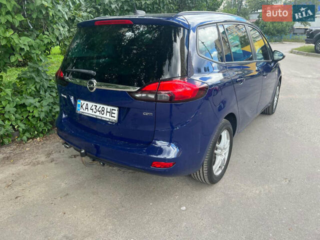 Синій Опель Зафіра, об'ємом двигуна 1.96 л та пробігом 240 тис. км за 13500 $, фото 8 на Automoto.ua
