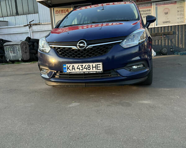 Синій Опель Зафіра, об'ємом двигуна 1.96 л та пробігом 240 тис. км за 13500 $, фото 2 на Automoto.ua