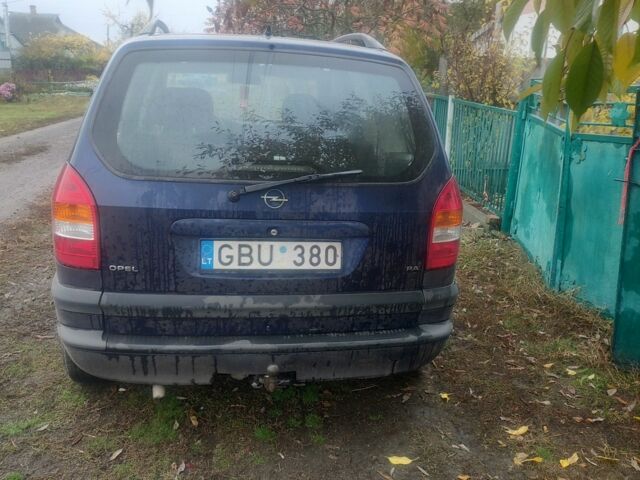 Синій Опель Зафіра, об'ємом двигуна 2 л та пробігом 3 тис. км за 1200 $, фото 4 на Automoto.ua