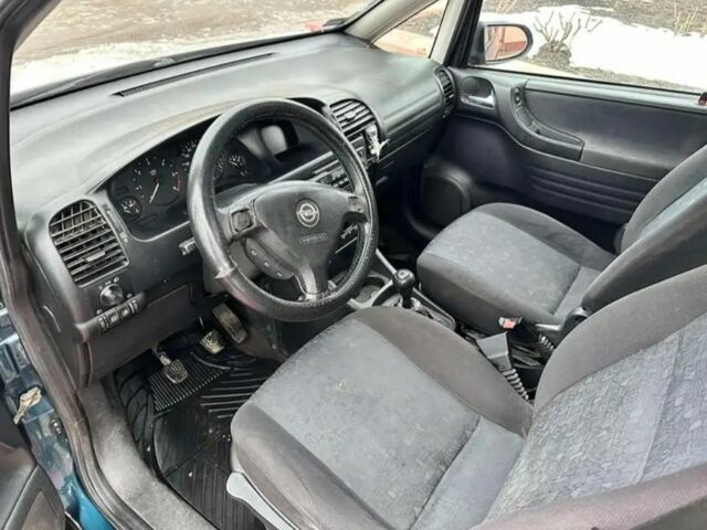 Синий Опель Зафира, объемом двигателя 2 л и пробегом 345 тыс. км за 3600 $, фото 6 на Automoto.ua