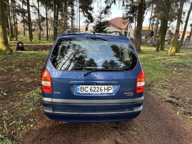 Синий Опель Зафира, объемом двигателя 2 л и пробегом 272 тыс. км за 3500 $, фото 6 на Automoto.ua