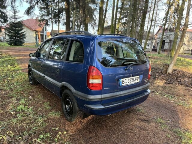 Синий Опель Зафира, объемом двигателя 2 л и пробегом 272 тыс. км за 3500 $, фото 7 на Automoto.ua