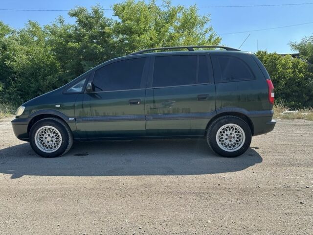 Зеленый Опель Зафира, объемом двигателя 1.6 л и пробегом 380 тыс. км за 2650 $, фото 1 на Automoto.ua