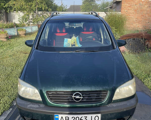 Зелений Опель Зафіра, об'ємом двигуна 1.8 л та пробігом 312 тис. км за 3000 $, фото 16 на Automoto.ua