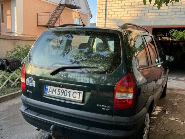Зеленый Опель Зафира, объемом двигателя 1.8 л и пробегом 270 тыс. км за 3200 $, фото 5 на Automoto.ua