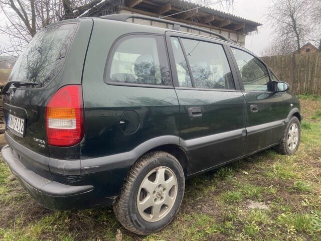 Зеленый Опель Зафира, объемом двигателя 2 л и пробегом 330 тыс. км за 2324 $, фото 4 на Automoto.ua