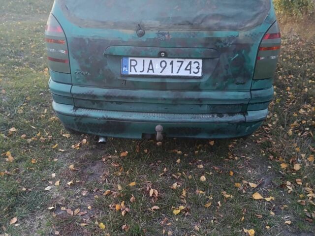 Зеленый Опель Зафира, объемом двигателя 2 л и пробегом 315 тыс. км за 1321 $, фото 3 на Automoto.ua